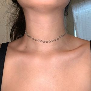 Silver Star Chain Chocker